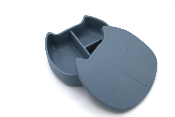 Silicone lunchbox Pippa Smokey Blue