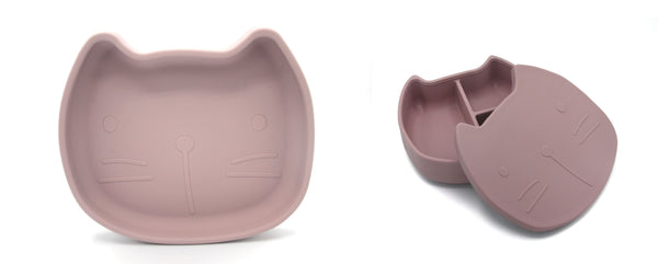 Tableware Set aus Silikon in Dusty Pink