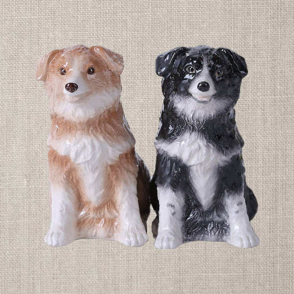 Salière et poivrière Border Collies – vue 2