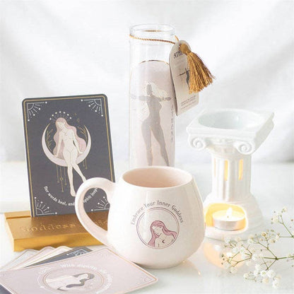 Tasse ronde « Adoptez votre déesse intérieure »