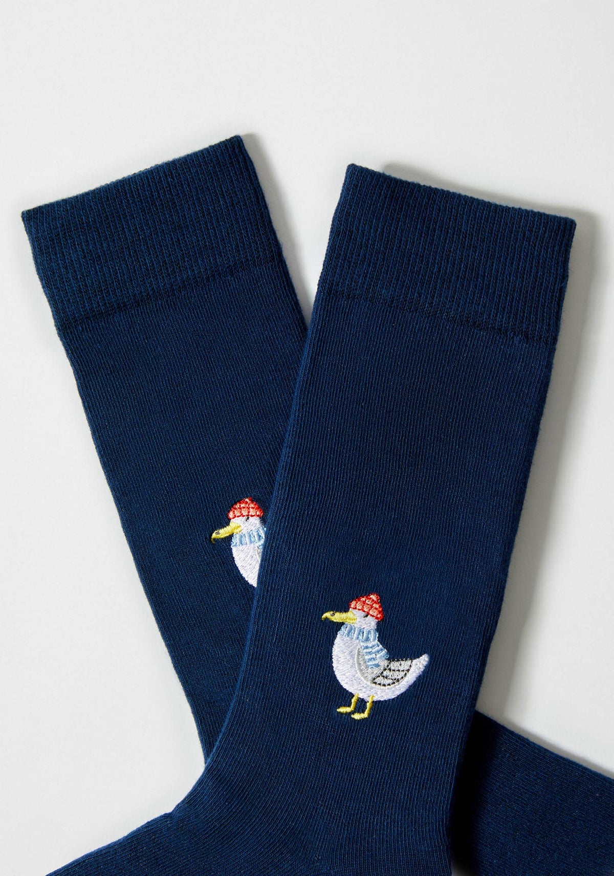 BeSeagull embroidered socks