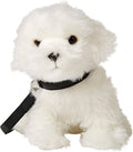 Peluche Chien Maltais en Laisse