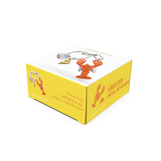 Lobster charm keychain