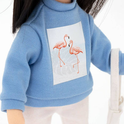 ENSEMBLE CADEAU : Poupée Lilu Sweat-shirt + Chaussures/accessoires