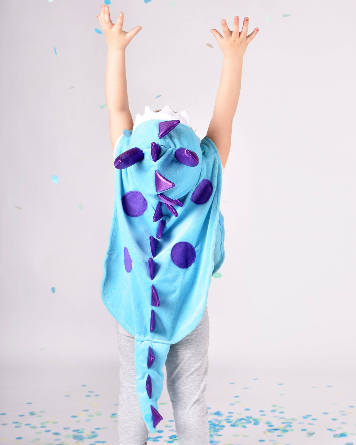 Blue Mini Monster Cape Size 86-110 cm 1-4 years