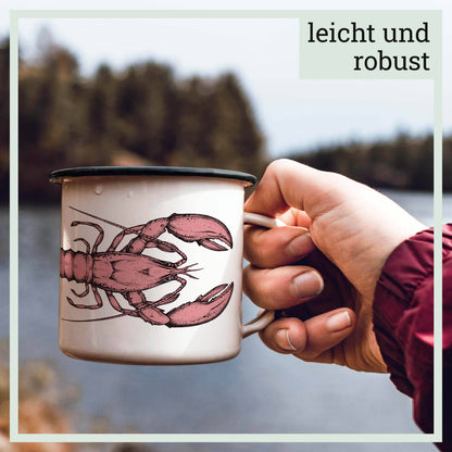 Enamel mug – Lobster