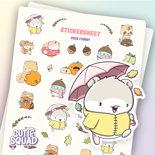Cozy Forest Sticker Sheets