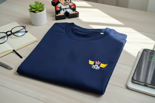T-shirt brodé - Goldorak - t-shirt brodé Juste un T-shirt