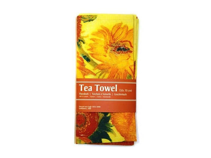 Vincent van Gogh Tea Towel - Sunflowers