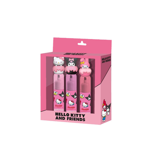 Lot de 3 Marqueurs Fluorescents Rose Hello Kitty – Rose