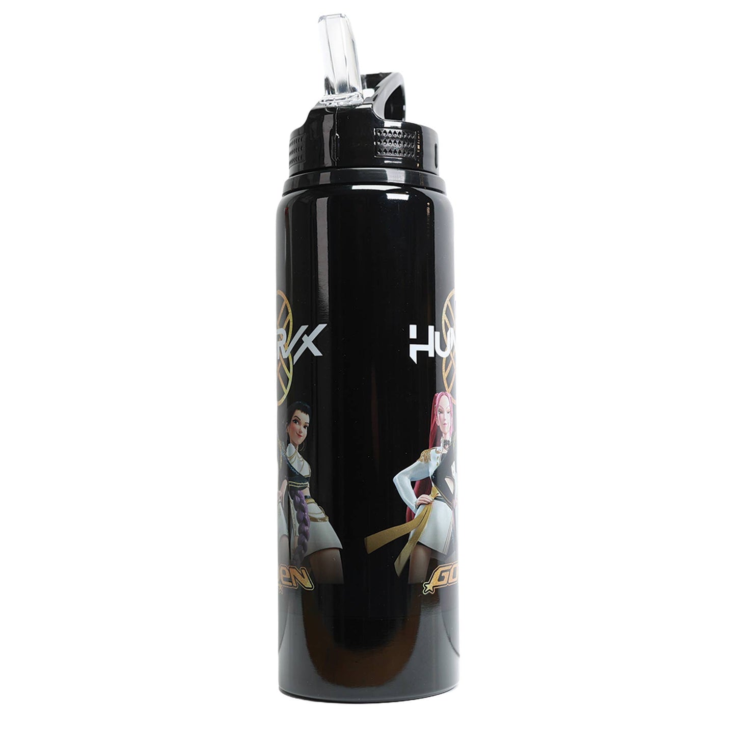 KPop Demon Hunters - Flip-top Bottle (650 ml). Gold