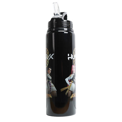 KPop Demon Hunters - Flip-top Bottle (650 ml). Gold