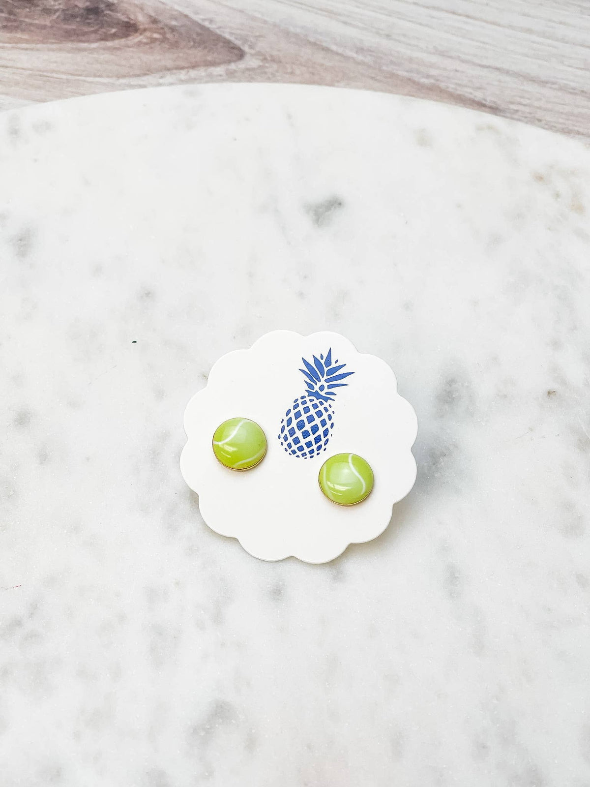 Tennis Ball Earrings