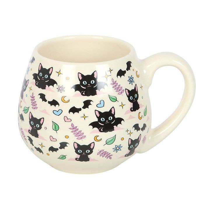 Mug rond Chats noirs Mystiques