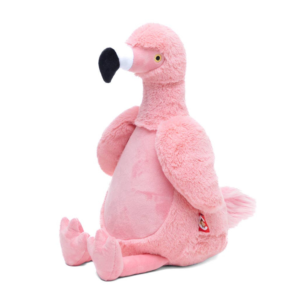 Peluche Flamant Rose Strawberry à Rembourrage Amovible