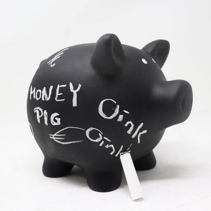 Piggy Bank with Chalk