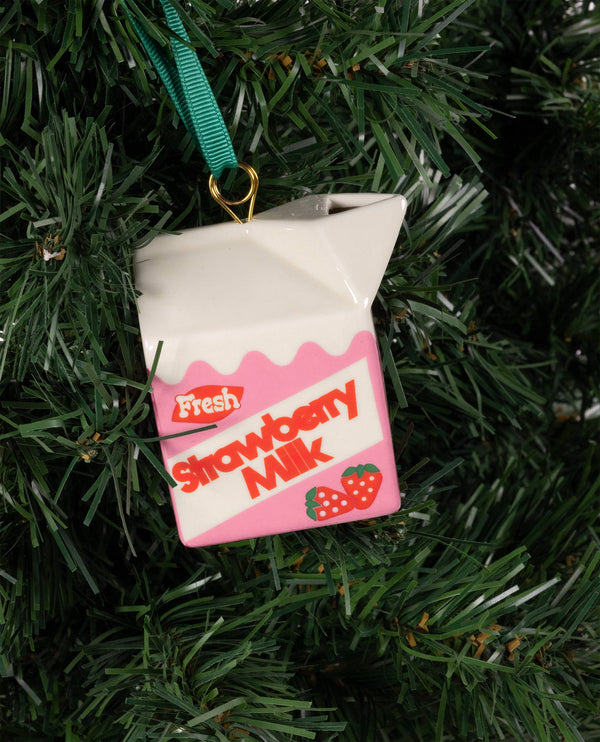 Strawberry Milk Hanging Decoration