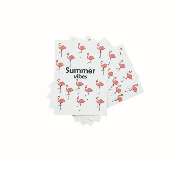 Postcard - Paper - Summer Scene - Set of 5 - A6