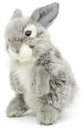 Peluche Lapin Gris Debout