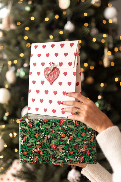 Red Hearts - Gift Bag
