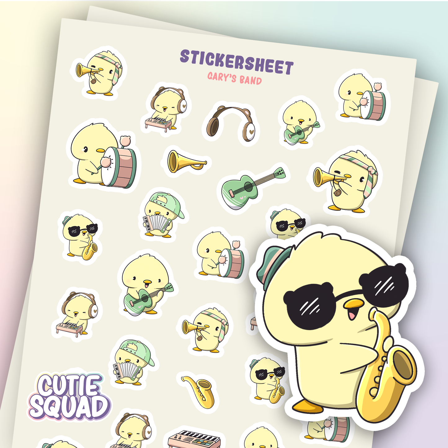 Sticker Sheets Gary's Gang