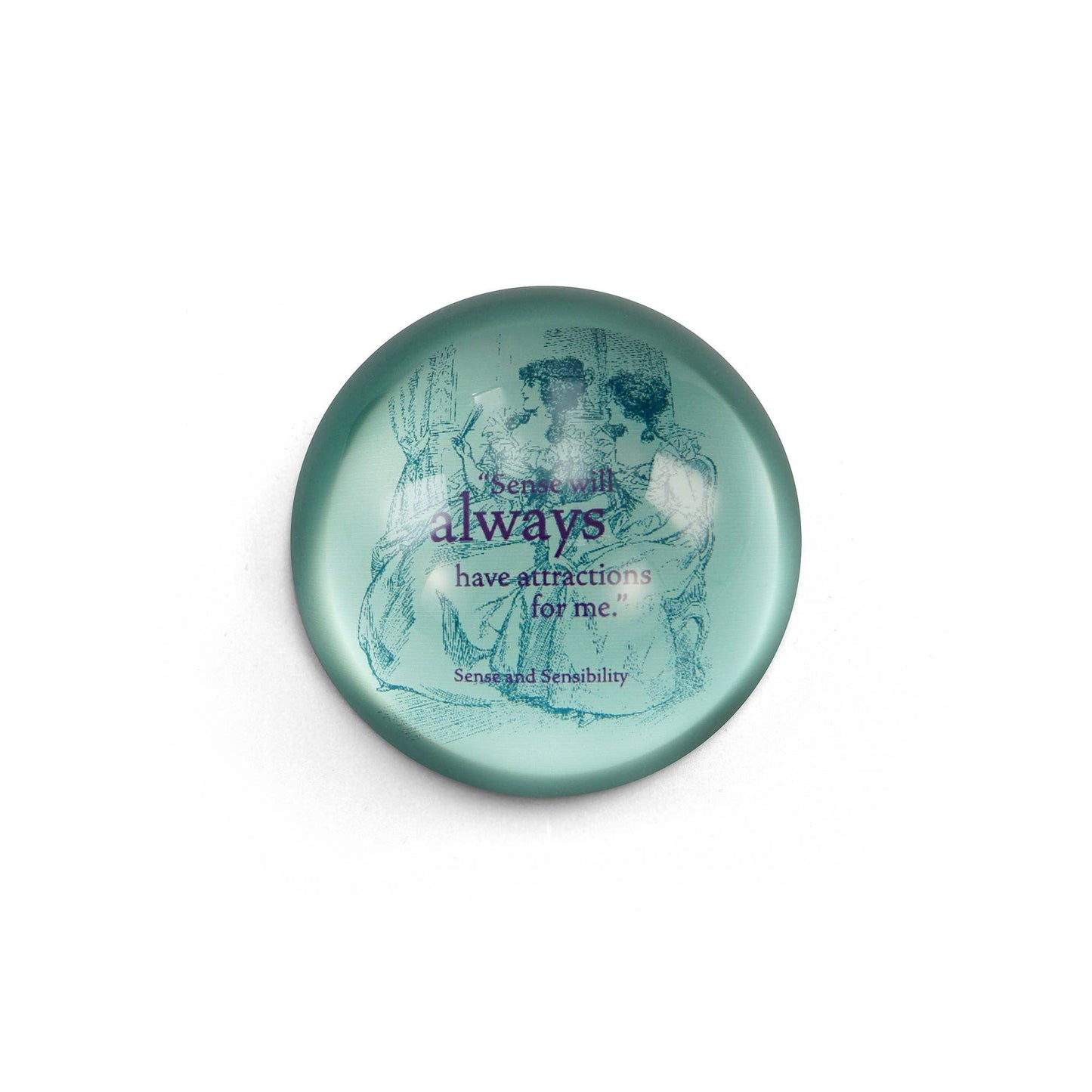 Boxed paperweight (70 mm) - Pulteney Press (Jane Austen)