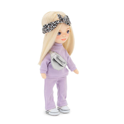 Mia doll in purple tracksuit - 32 cm