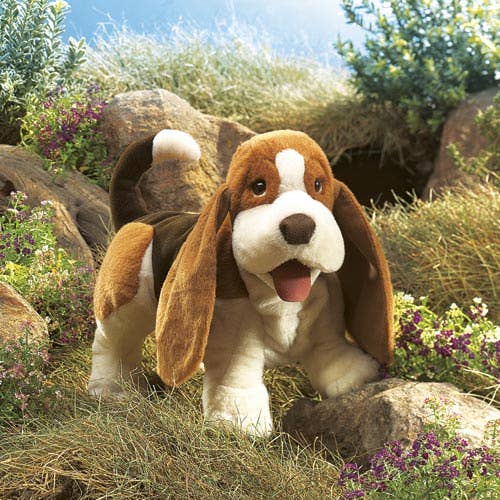 Marionetta a mano Basset