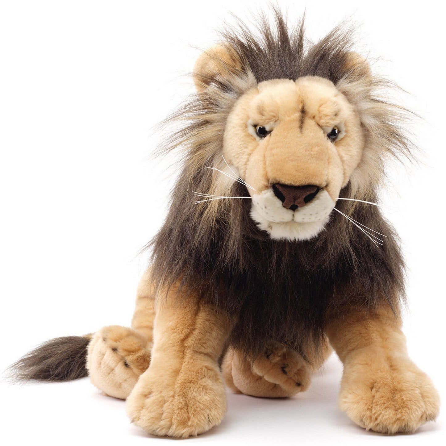 Peluche lion couché Uni Toys