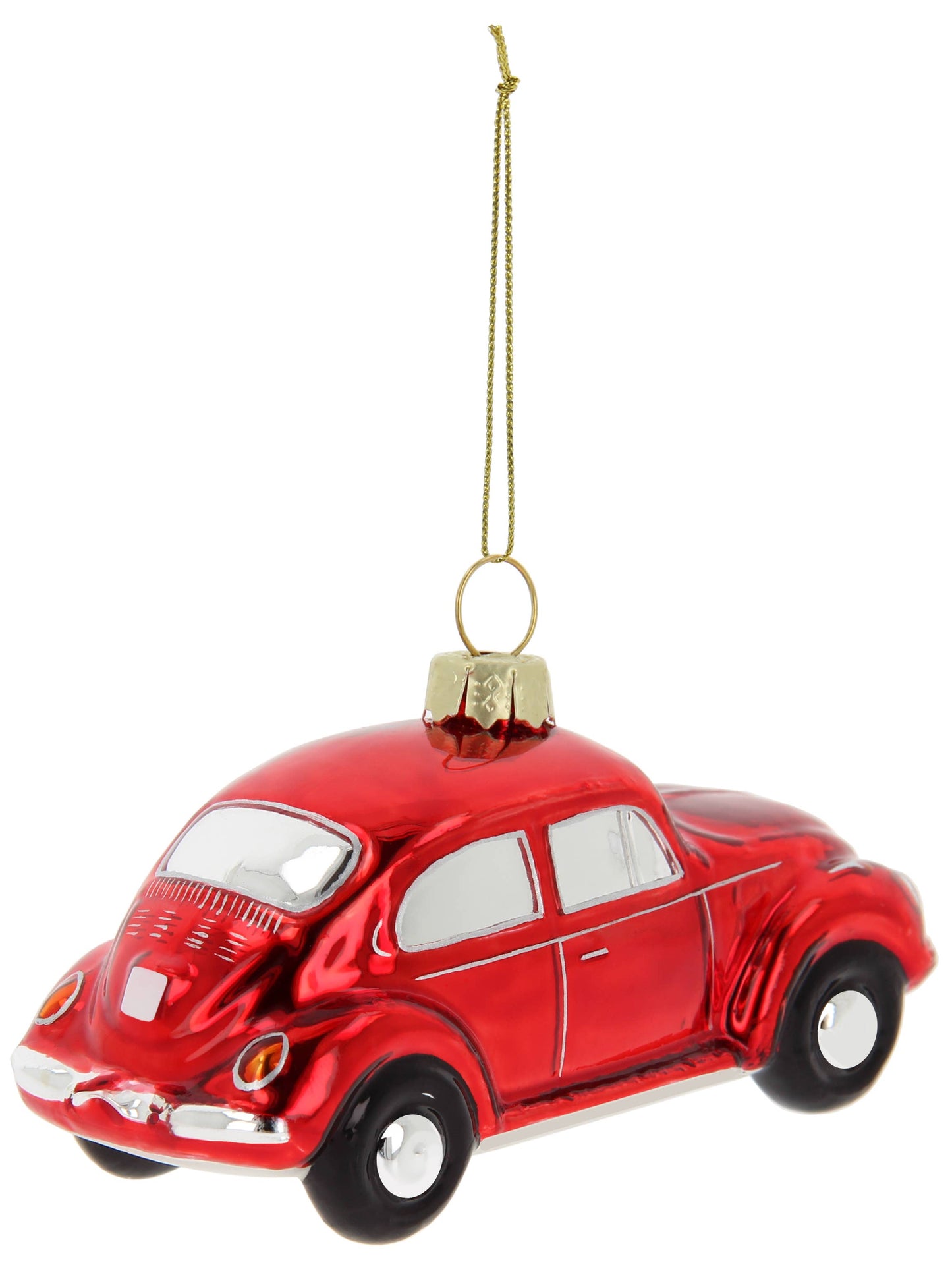 Red VW Beetle Christmas Decoration