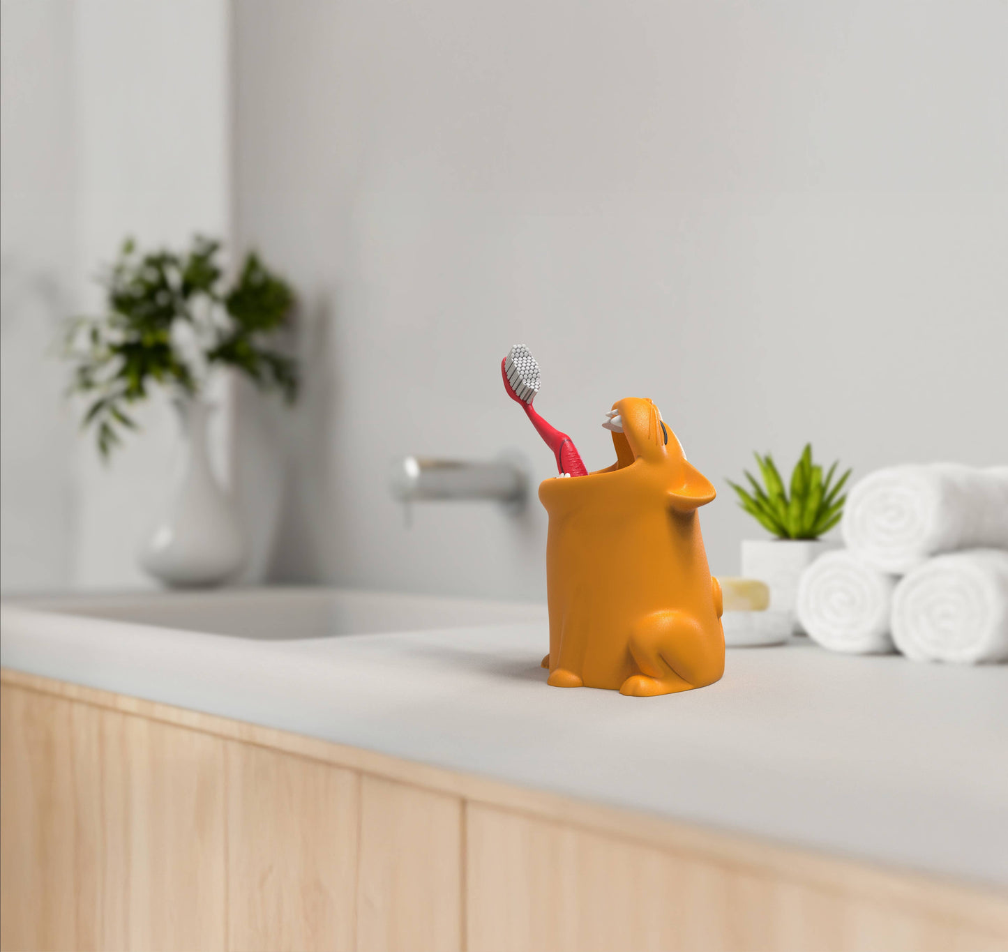 Cat Toothbrush Holder