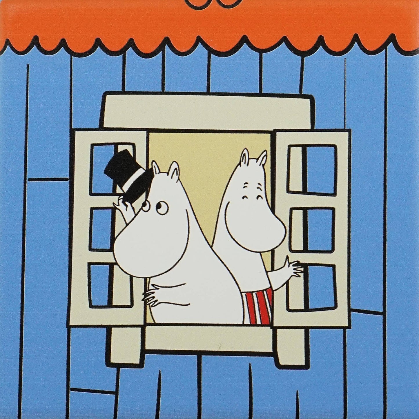 Set di 4 sottobicchieri in ceramica in una scatola - Moomin (Casa)