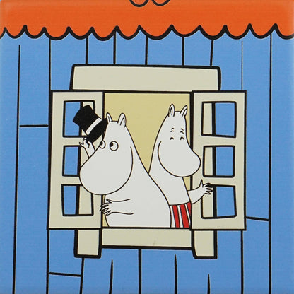 Set di 4 sottobicchieri in ceramica in una scatola - Moomin (Casa)