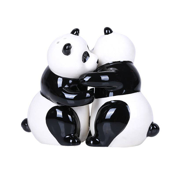 Salière et poivrière Pandas Câlins