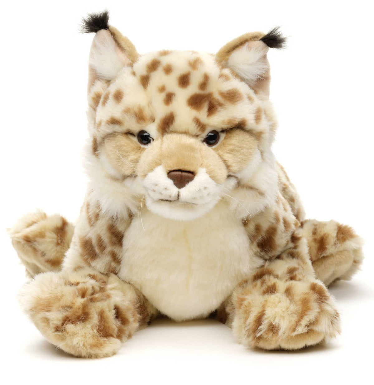 Peluche lynx couché