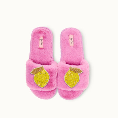 Paire de broches pour Chaussons - Citron