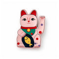Porte-encens Chat Chanceux Rose