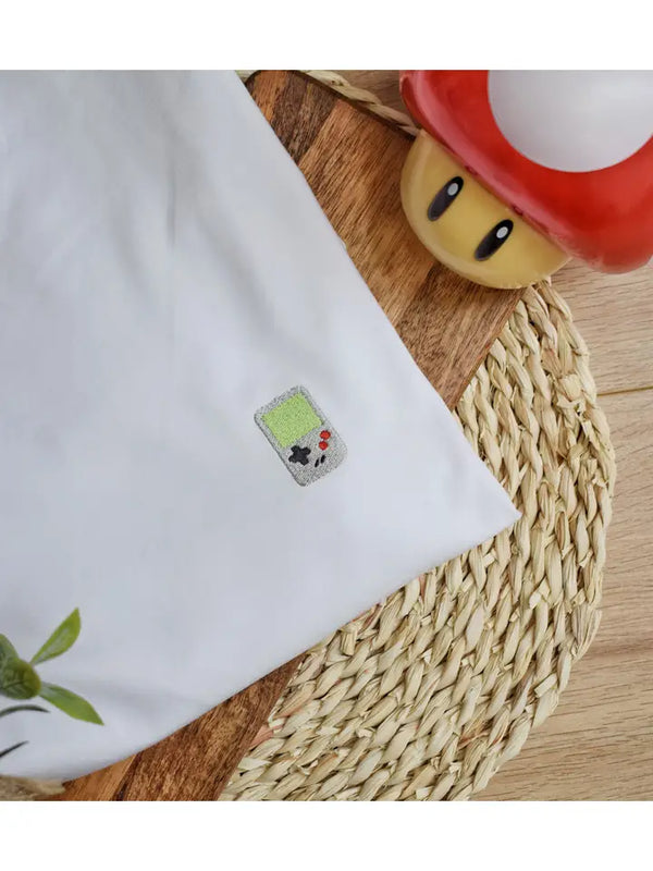 T-Shirt Brodé Game Boy - t-shirt brodé Juste un T-shirt