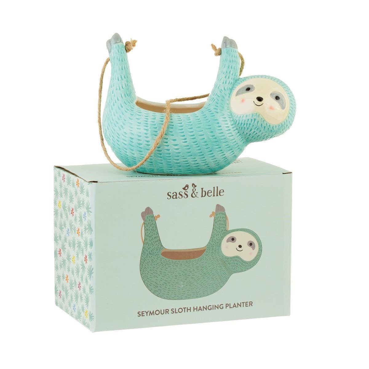 Seymour the Sloth Hanging Planter
