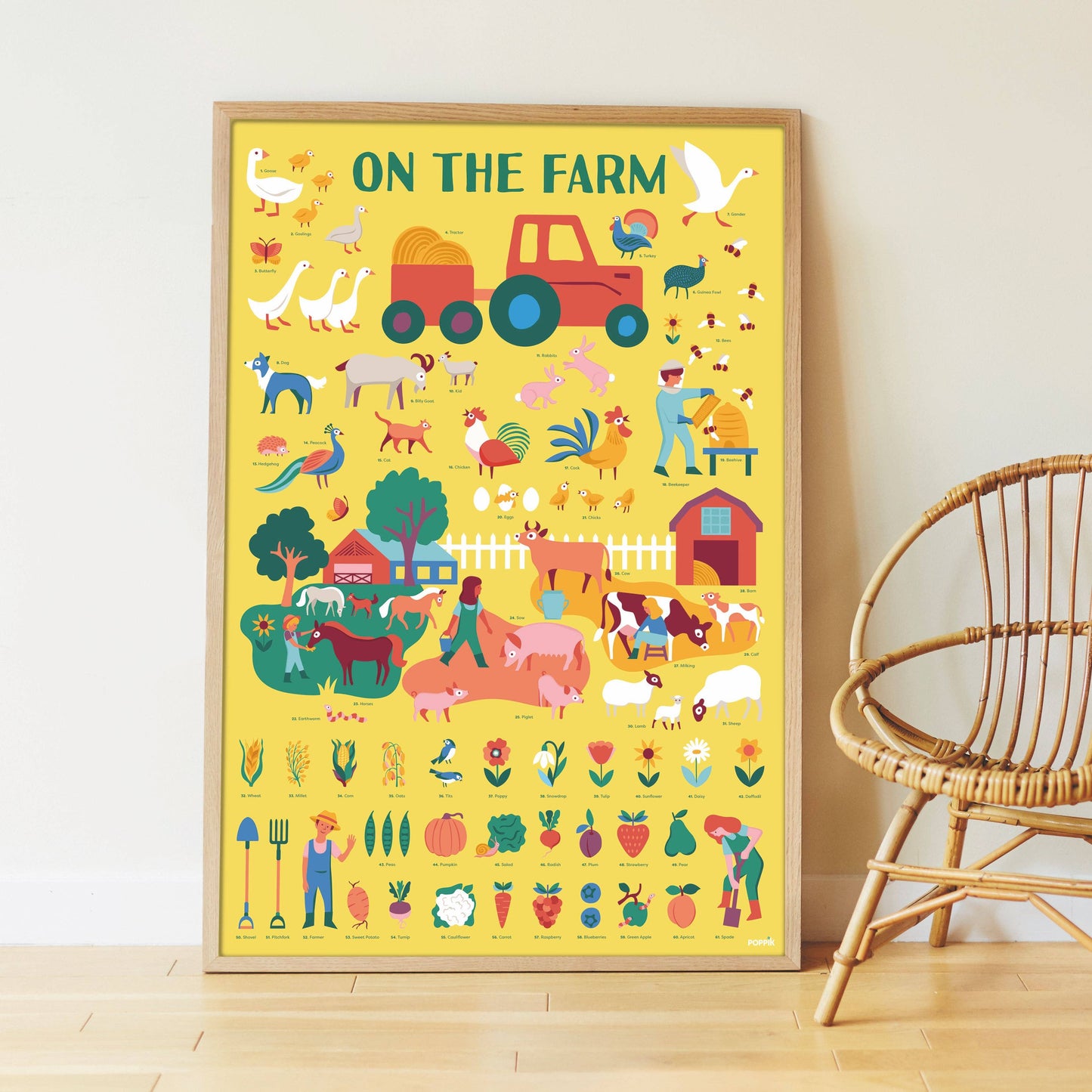 Farm - Sticker poster - Discovery 3+
