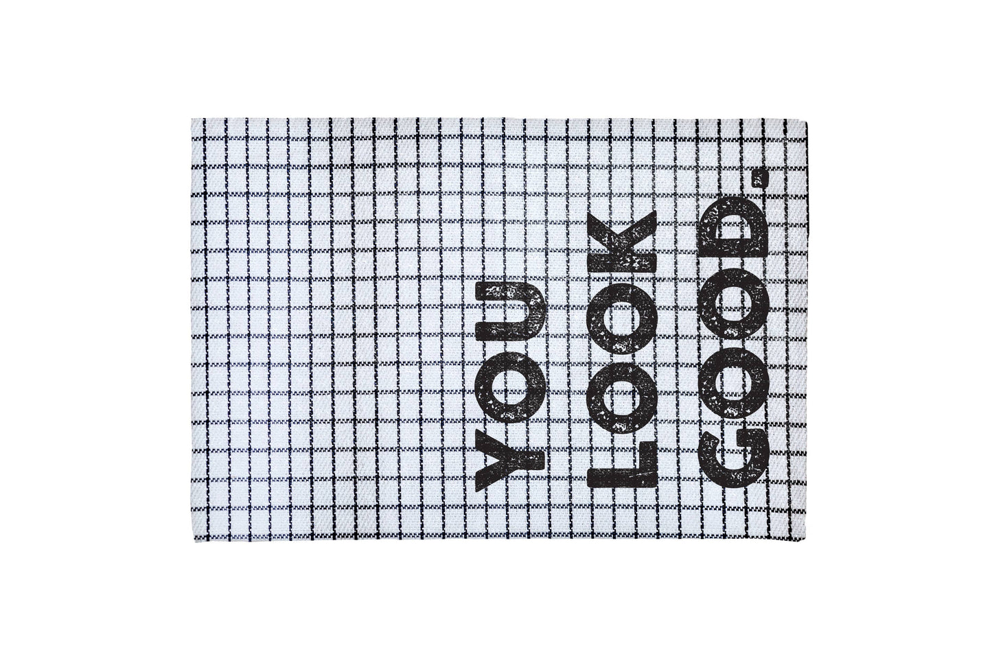 Non-slip bath mat "You look good."