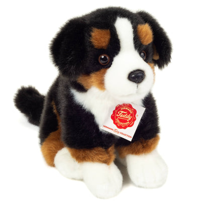 Sitting Bernese Mountain Dog Plush Toy