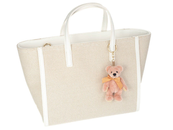 Porte-Clés Peluche Ourson Rose - Teddy Hermann