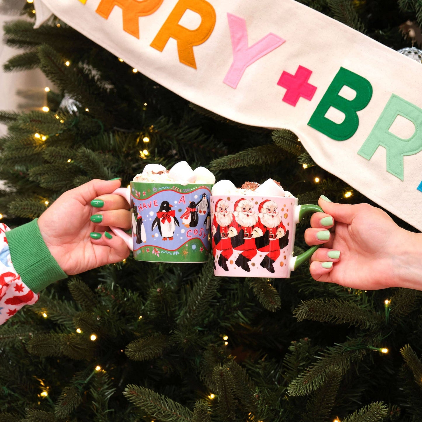 Mug Pingouins de Noël