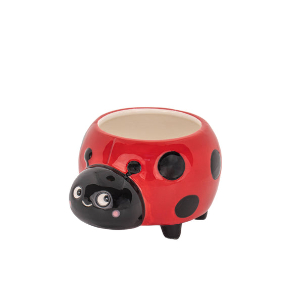 Mini ladybug planter