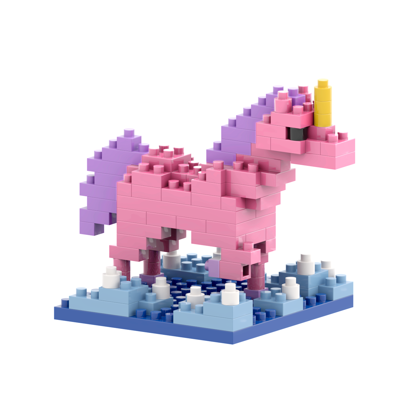 BRIXIES Unicorn postcard