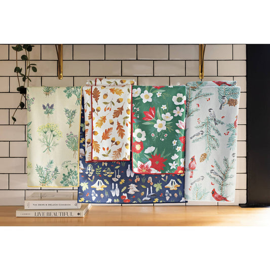 Fresh Herbs recycled microfiber dish towel by Now Designs
