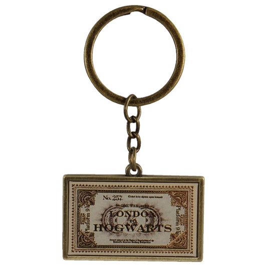 Harry Potter London to Hogwarts Ticket Keychain