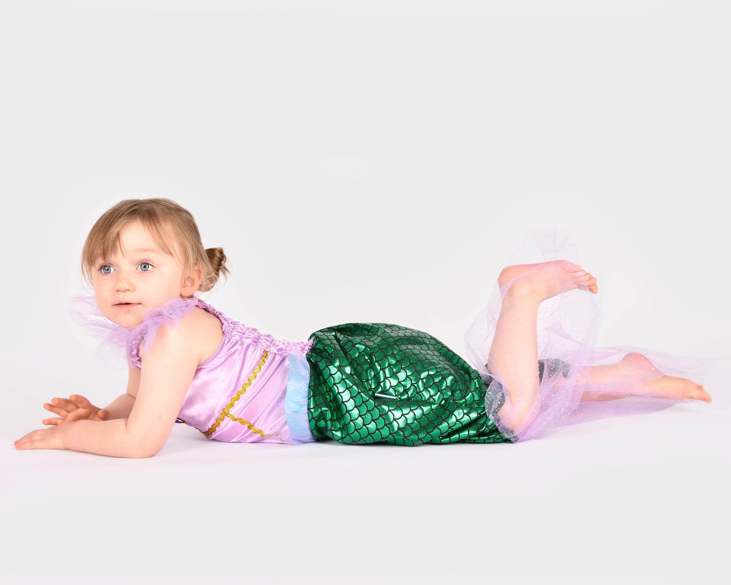 Mermaid dress 110-116 cm for children aged 4-6 years