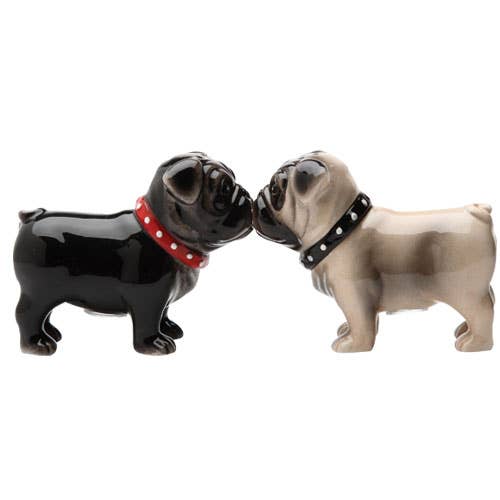 Ensemble de salières et poivrières Little Love Pugs
